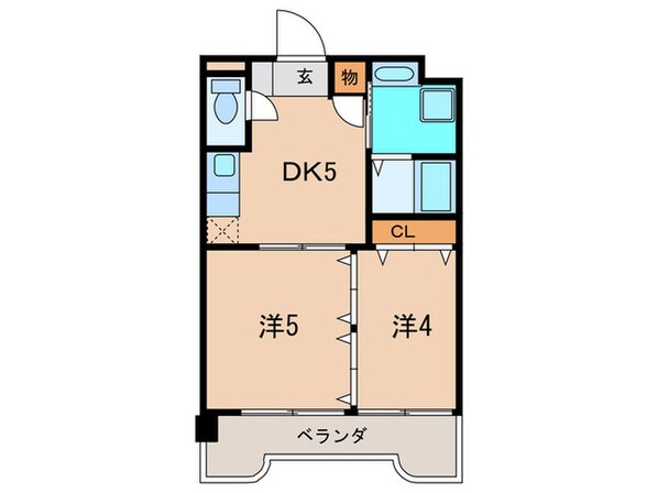 フィーナス熊本の物件間取画像